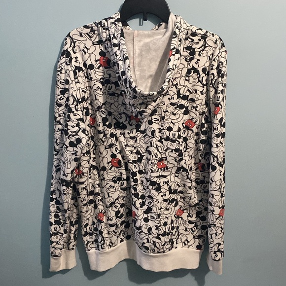 AUTHENTIC DISNEY HOODIE MICKEY FRONT POCKET EUC BUY BEFORE YOU GO & SAVE SIZE M - Picture 5 of 8